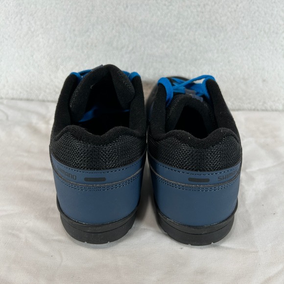 Shimano SH-GR500M GR5 Gravity Flat Pedal Mountain Bike Shoes Navy Blue Mens 43 9 - Picture 4 of 16